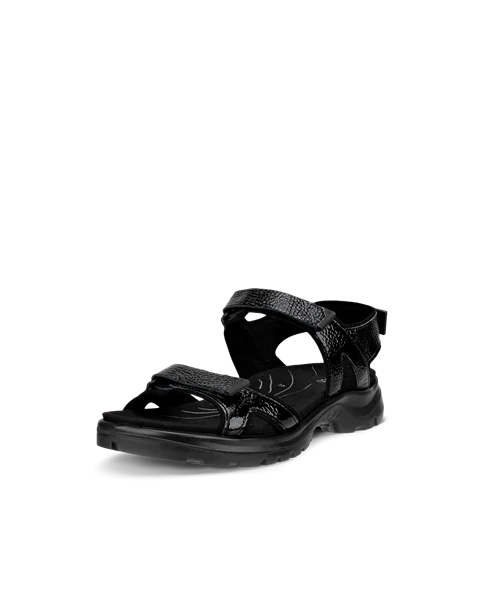 ECCO® Offroad ženske kožne sandale za planinarenje - Crno - M