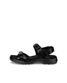Dámské kožené outdoorové sandály ECCO® Offroad - Černá - O