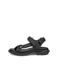 Ženski usnjeni pohodniški sandal ECCO® Offroad - črna - O