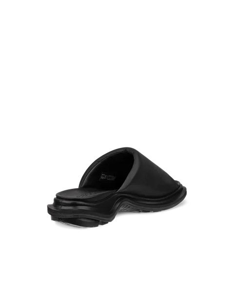 Damskie skórzane sandały outdoor ECCO® Offroad - Czarny - B