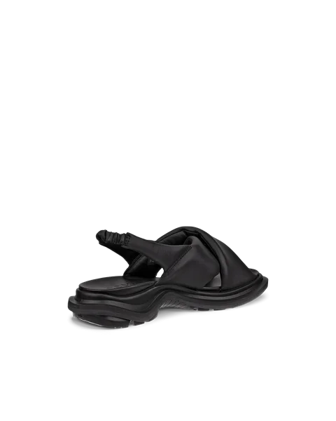Women's ECCO® Offroad Leather Walking Sandal - Black - B