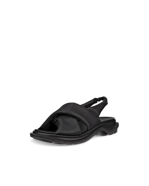 ECCO® Offroad sandale de marche en cuir pour femme - Noir - M