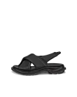 Dámske kožené vychádzkové sandále ECCO® Offroad - Čierna - O