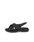 ECCO® Offroad sandale de marche en cuir pour femme - Noir - O