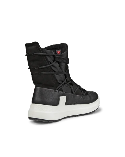 Damskie skórzane buty zimowe Gore-Tex ECCO® Solice - Czarny - B