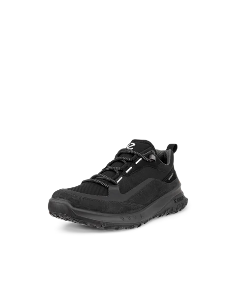 Men's ECCO® ULT-TRN Low Nubuck Waterproof Hiking Shoe - Black - M