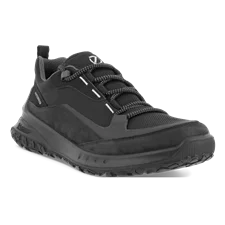 Men's ECCO® ULT-TRN Low Nubuck Waterproof Hiking Shoe - Black - Main