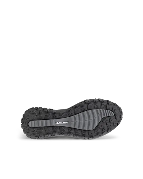 Pánská nubuková voděodolná turistická obuv ECCO® ULT-TRN Mid - Černá - S