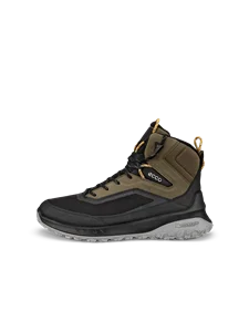Men's ECCO® Ult-Trn Nubuck Waterproof Hiking Boot - Black - O