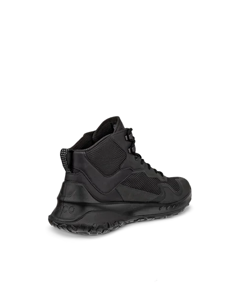 Męskie wodoodporne buty outdoor za kostkę ECCO® ULT-TRN - Czarny - B