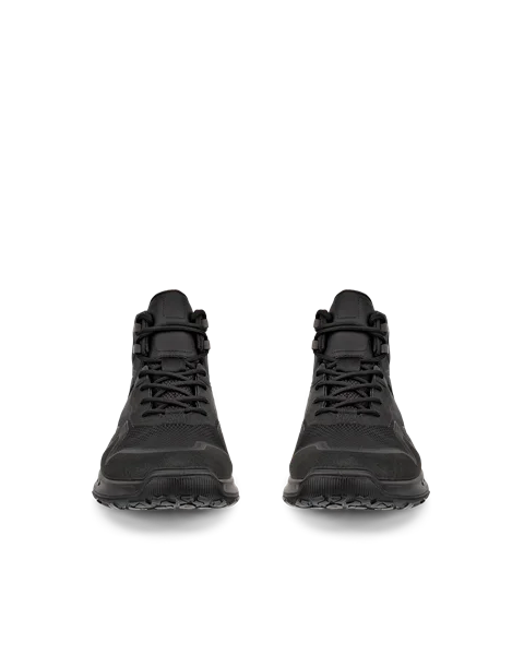 Męskie wodoodporne buty outdoor za kostkę ECCO® ULT-TRN - Czarny - Front_Pair