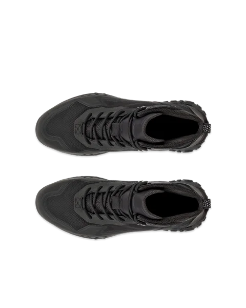 Męskie wodoodporne buty outdoor za kostkę ECCO® ULT-TRN - Czarny - Top_Left_Pair