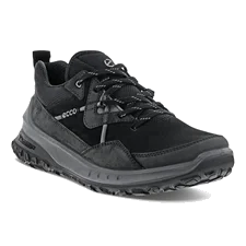 Women's ECCO® ULT-TRN Low Nubuck Hiking Shoe - Black - Main