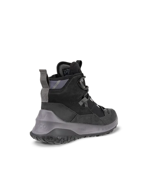 ECCO® ULT-TRN Mid chaussure de randonnée imperméable en nubuck pour femme - Noir - B