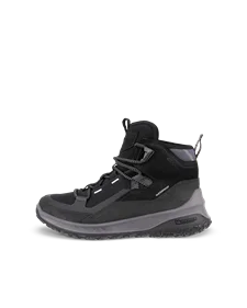 ECCO® ULT-TRN Mid støvler i vandtæt nubuck med snørebånd til damer - Sort - O
