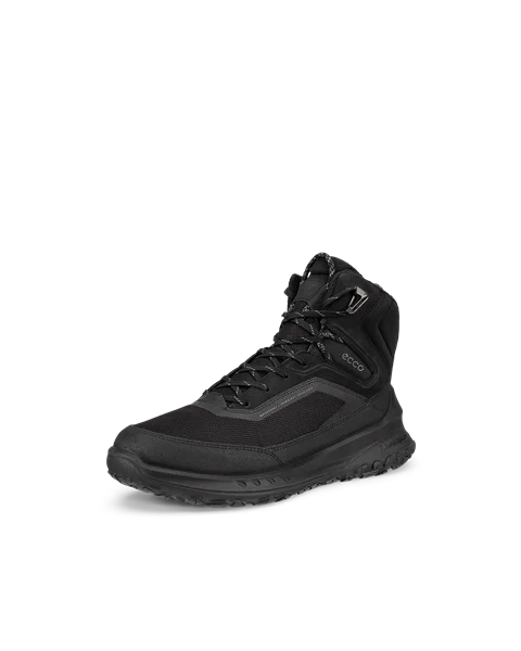 Women's ECCO® ULT-TRN Nubuck Waterproof Hiking Boot - Black - M