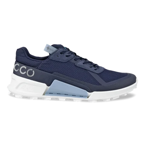 Women's ECCO® Biom 2.1 X Country Textile Gore-Tex Outdoor Trainer - Blue - Outside