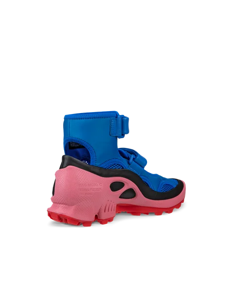 ECCO® Biom C-Trail sneakers i læder med højt skaft til damer - Blå - B