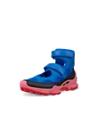 ECCO® Biom C-Trail sneakers i læder med højt skaft til damer - Blå - M