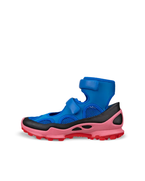 ECCO® Biom C-Trail sneakers i læder med højt skaft til damer - Blå - O