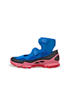 ECCO® Biom C-Trail Dames hoge sneaker in leer - Blauw - O