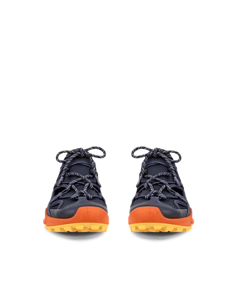 Dámské outdoorové nubukové tenisky ECCO® BIOM C-Trail - Modrá - Front_Pair