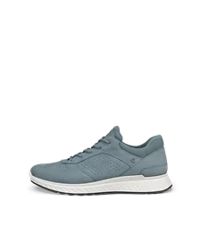 Men's ECCO® Exostride Nubuck Outdoor Trainer - Blue - O