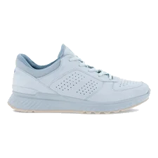 Damskie nubukowe buty outdoorowe ECCO® Exostride - Niebieski - Outside