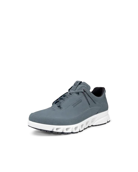 ECCO® Multi-Vent chaussures en nubuck Gore-Tex pour homme - Bleu - M