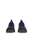 Men's ECCO® Offroad Nubuck Waterproof Hiking Trainer - Blue - Front_Pair