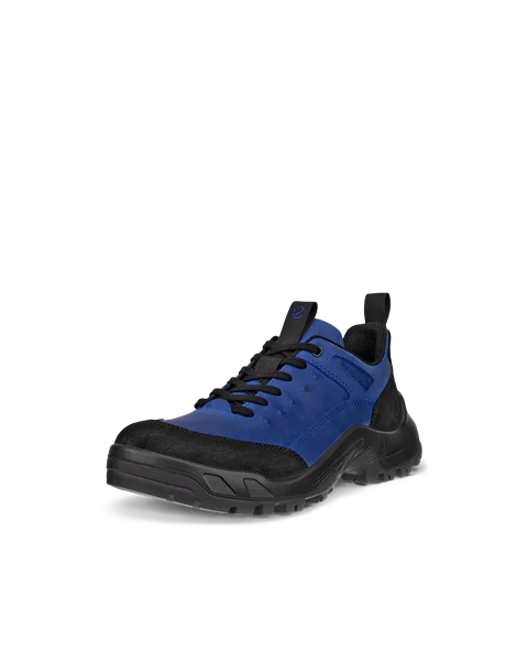 Men's ECCO® Offroad Nubuck Waterproof Hiking Trainer - Blue - M