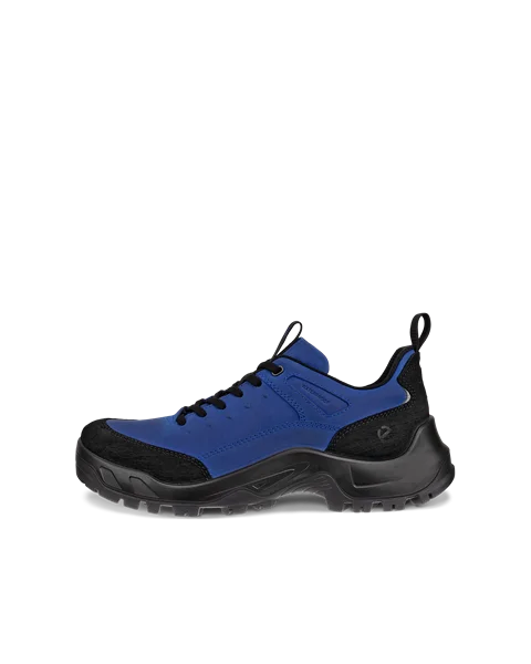 Men's ECCO® Offroad Nubuck Waterproof Hiking Trainer - Blue - O