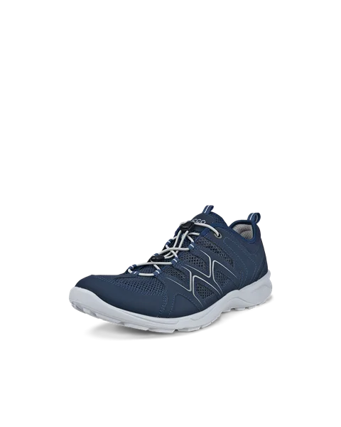 ECCO® Terracruise LT chaussures en cuir de plein air pour homme - Bleu marine - M