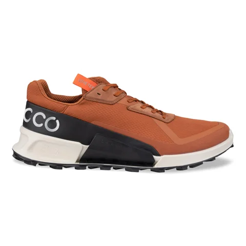 Men's ECCO® Biom 2.1 X Country Textile Gore-Tex Trail Running Shoe - Orange - Outside