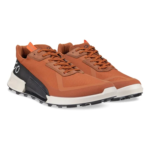 Men's ECCO® Biom 2.1 X Country Textile Gore-Tex Trail Running Shoe - Orange - Pair