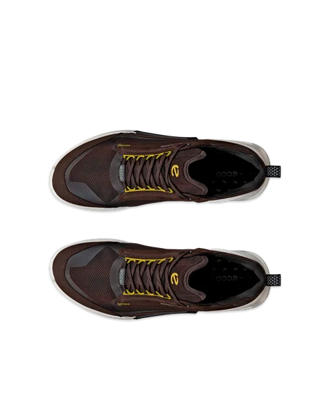 ECCO® Biom 2.1 X Mountain Heren waterdichte sneakers in nubuck - Bruin - Top_Left_Pair