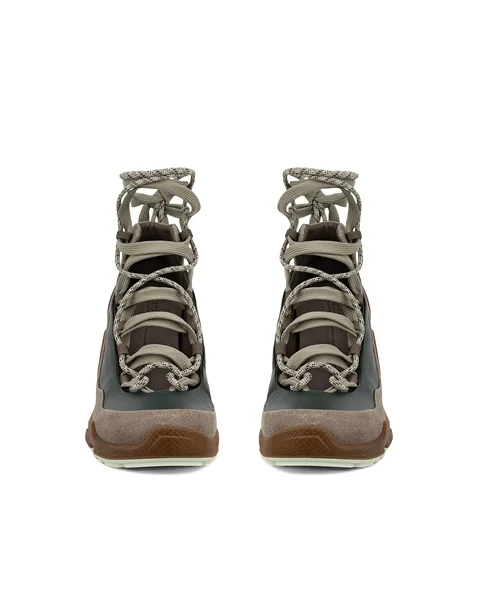 Women's ECCO® BIOM C 65 Leather Boot - Brown - Front_Pair
