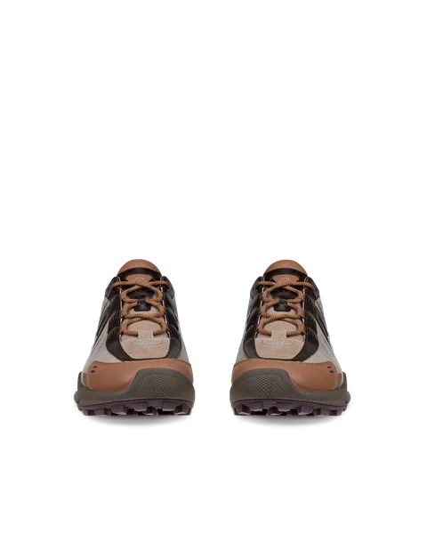 ECCO® BIOM C-Trail outdoor sneakers i læder til herrer - Brun - Front_Pair