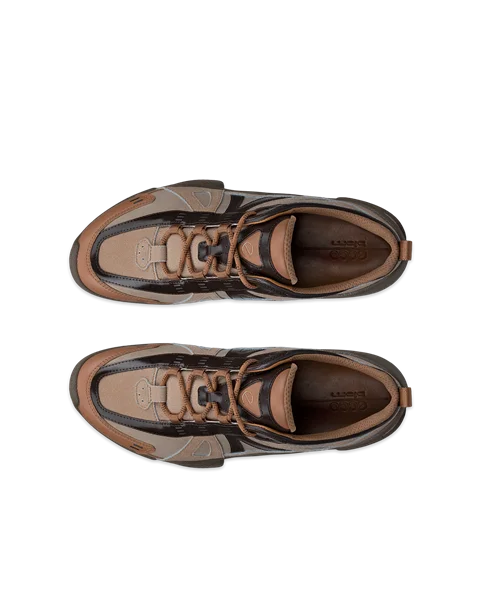 ECCO® BIOM C-Trail outdoor sneakers i læder til herrer - Brun - Top_Left_Pair