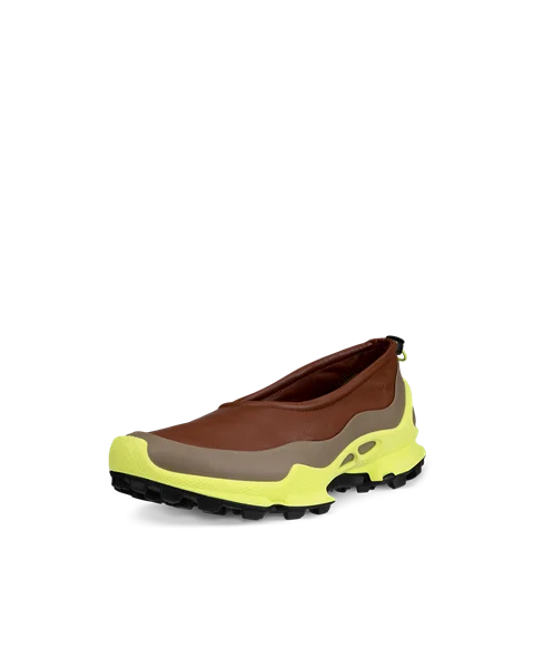 ECCO® Biom C-Trail chaussures sans lacet en cuir pour femme - Marron - M