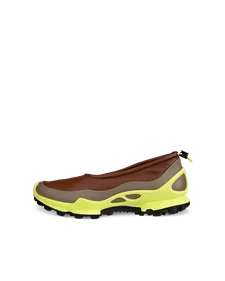 ECCO® Biom C-Trail chaussures sans lacet en cuir pour femme - Marron - O