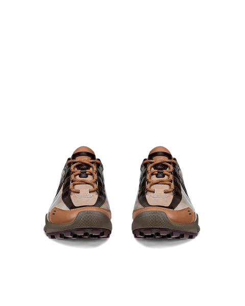 Dámské outdoorové kožené tenisky ECCO® BIOM C-Trail - Hnědá  - Front_Pair