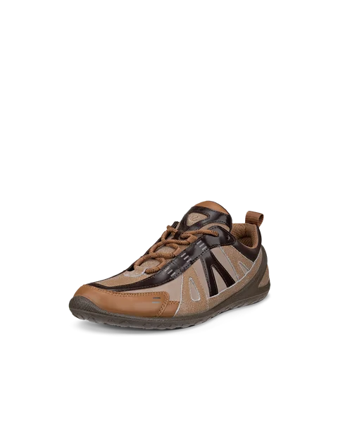 Women's ECCO® BIOM Lite Suede Outdoor Trainer - Brown - M