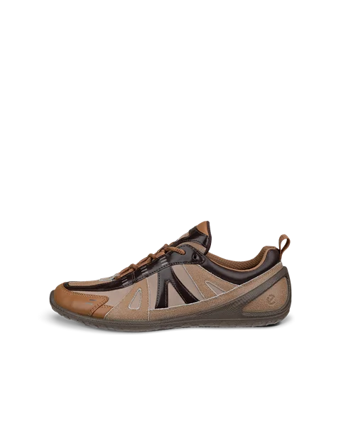 Women's ECCO® BIOM Lite Suede Outdoor Trainer - Brown - O