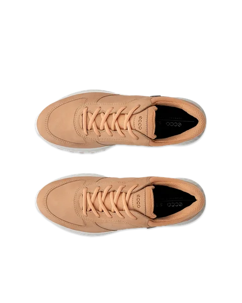 Dámské nubukové outdoorové Gore-Tex tenisky ECCO® Exostride - Hnědá  - Top_Left_Pair