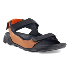 Męskie tekstylne sandały z paskami ECCO® MX Onshore - Brązowy - Main