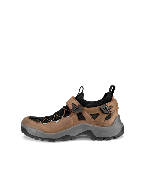 Męskie nubukowe buty trekkingowe ECCO® Offroad - Brązowy - O