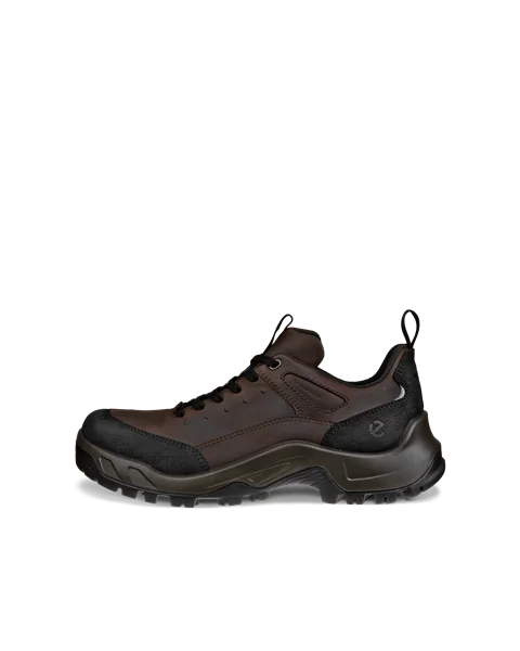 Men's ECCO® Offroad Nubuck Waterproof Hiking Trainer - Brown - O