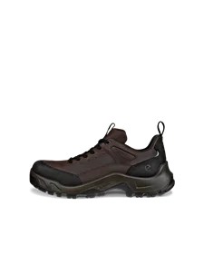 Men's ECCO® Offroad Nubuck Waterproof Hiking Trainer - Brown - O