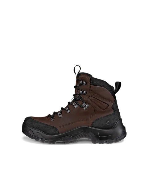 Men's ECCO® Offroad Nubuck Waterproof Mid-Cut Outdoor Boot - Brown - O